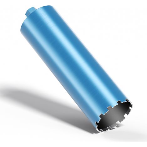 Wiltec Broca diamantada Ø 152 mm largo 450 mm UNC 1¼ tipo 1 broca hueca de perforación en húmedo corona broca de diamante saca núcleos para perforación hormigón, piedra, granito (1/5)