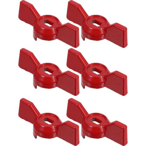 Poignée de Vanne de Remplacement Rouge en Alliage D'aluminium (1/5)