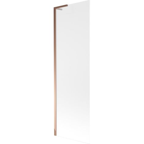 Mexen Next L mampara de bañera de 1 hoja 60 x 150 cm, escarchado, oro rosa - 895-060-000-03-30-60 (1/5)