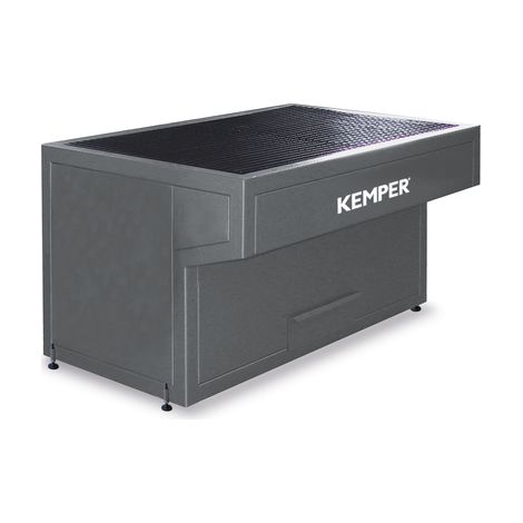 Mesa sólida para soldadura manual con cajón de residuos 950490047 | (AnxFxAl) 1.000 x 800 x 850 mm Toma de conexión Ø 160 mm