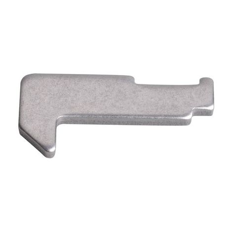 La Croisee Ds – Crochet de fixation pour profilés – Inox 40 mm – Compatible Solo et Senzo – Finition argent pour fermetures encastrées 15-20 mm
