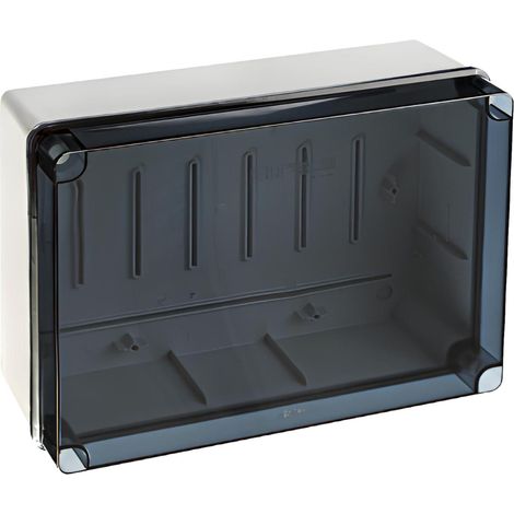 Elt322 Ide Boite étanche Ip67 Avec Couvercle Transparent - Bord Lisse - Hxlxp 244x334x133