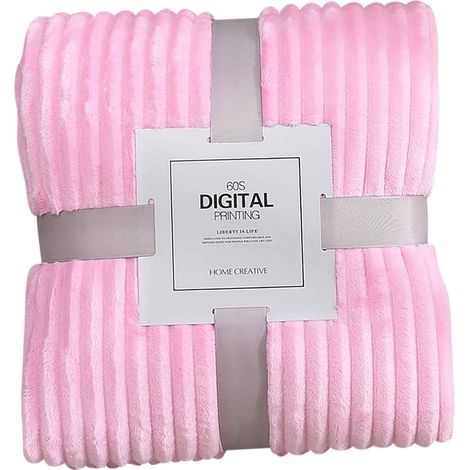 Couverture Jetable - 200 x 120 cm - Velours Corail Microfibre - Pour Canapé Lit Camping Voyage - 1 Pièce (1/5)