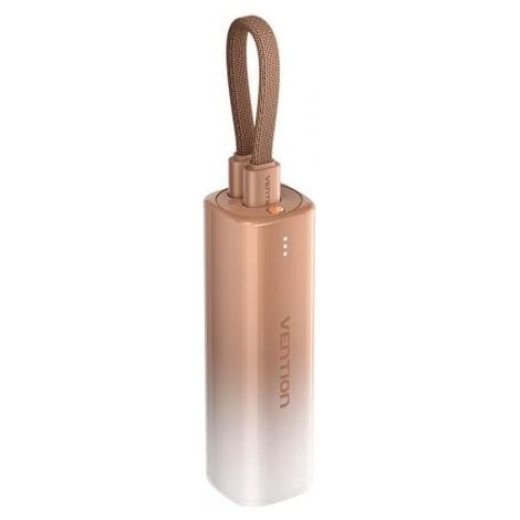 Powerbank 5000mAh Vention FHWJ0/ 20W/ Dorado