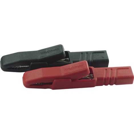 Hirschmann Test & Measurement AK 2 S Set Krokodilklemmen-Set Steckanschluss 4 mm Ohne Messkategorie