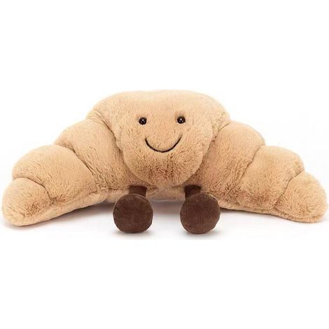 Pièce décorative gourmande Croissant 20 cm décoration de cuisine ou salle à manger cadeau original et ludique (1/2)