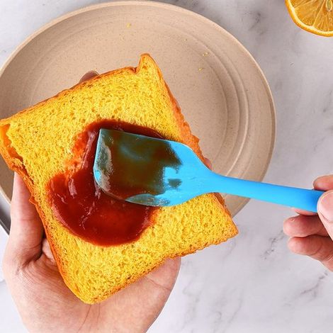 1 spatola in silicone, spatola da cucina resistente al calore, spatola antiaderente per cucinare e cuocere al forno, spatola resistente alle alte temperature, multifunzionale (1/5)