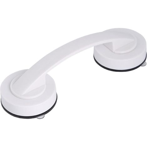 Barre d'appui à ventouse, plastique, blanc (1/5)