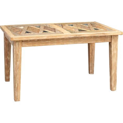 Table à manger Country Shabby rectangulaire ou carrée solide bureau taverne salle de réunion fumeur