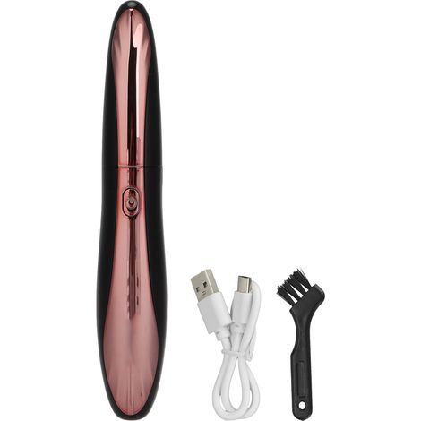 Recourbe-cils électrique USB rechargeable noir, clip chauffant rapide pour cils naturels longue tenue femme. (1/5)