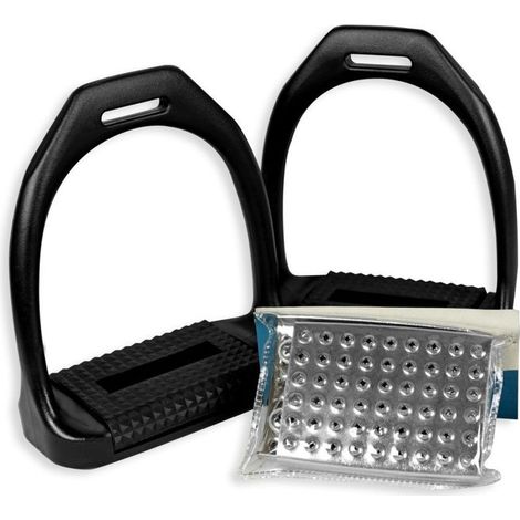 Staffe inglesi in polietilene con pedana in plastica e con parte in metallo removibile