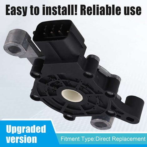 1. Color: Black + Silver Material: Metal + ABS Neutral safety switch for gearbox.--DTEKGAZ (1/5)