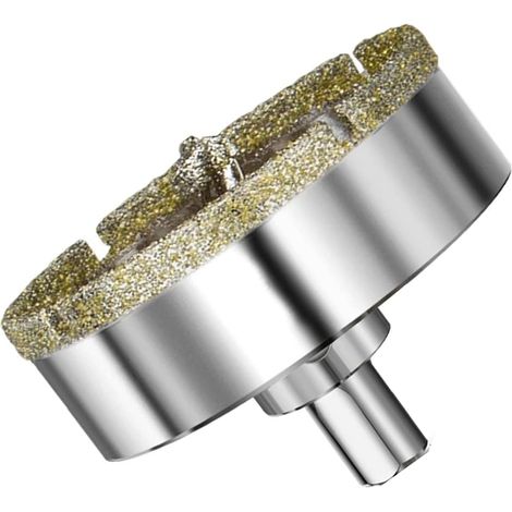 Foret diamant de 120 mm avec foret pilote, scie cloche pour carrelage, céramique, verre, porcelaine, marbre, cuisine, salle de bain, douche (1/5)