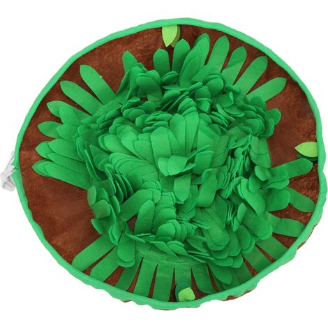 Tapis de fouille pour chien, antidérapant avec ventouses, ajustable et lavable, jeu interactif anti-ennui pour chiens et chats, marron (1/4)