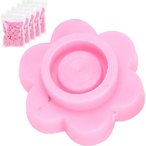 Porte-colle pour Extensions de Cils en Forme de Fleur, 500 Pièces, Gobelets pour un Greffage Efficace et un Rangement Facile (1/5)