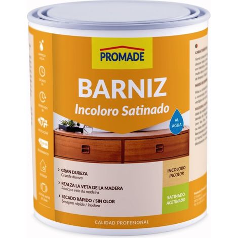 Barniz mad sat. 375 ml inc. int. agua promade (1/2)