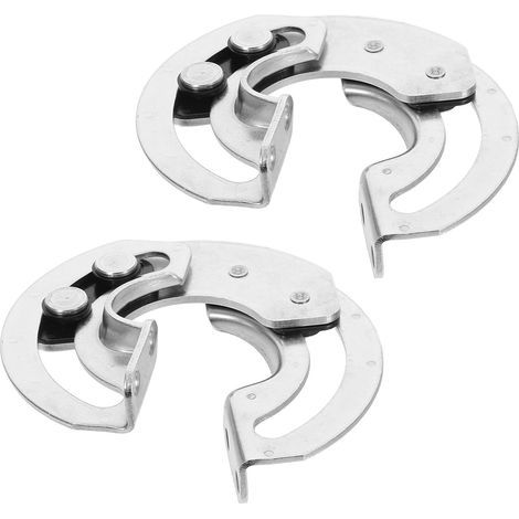 2 Pieces Semicircular Residential Industrial Concealed Operation Steel (1/5)