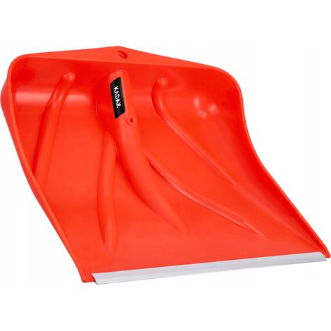 KADAX Orangefarbene Schneeschaufel, Schneeschaufel ohne Stiel, 1, 46.5 cm (1/5)