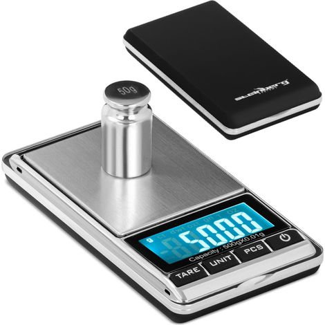 Präzisions-Schmuck-Taschenwaage, Stückzählung, LCD, 500 g / 0,01 g (1/4)