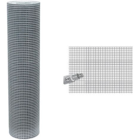 RETE ELETTROSALDATA ZINCATA 50 x 25 Filo Ø mm. 1,8 - H. cm 120