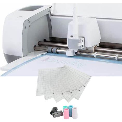Set mit 5 rutschfesten Schneidematten aus mittelviskosem Netzgewebe (30,5 x 30,5 cm) + Schneidemaschinenkappe (1/5)