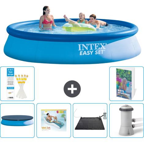 Intex Piscina Easy Set Rotonda - 396x84 cm - 7-pezzi  S45