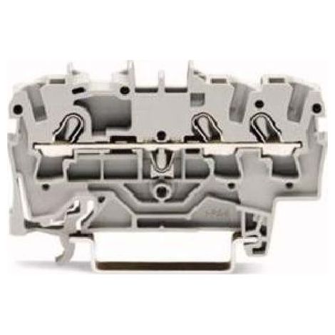Conector de barra colectora de 3 hilos, 2,5 mm², gris, 2002-1301 topjobs