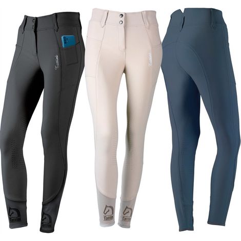 44 IT, beige (02): Damen-Reithose Modell Salice aus umweltfreundlichem technischem Gewebe (1/4)