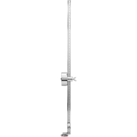 Guide à rouleau pour torche, compas, acier inoxydable, outil de soudage à l'oxygène, accessoires de coupe avec règle graduée, compatible avec G01-100 (1/5)