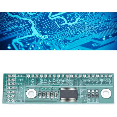 Module d'extension d'E/S à 16 canaux avec interface I2C, carte d'extension d'entrée/sortie MCP23017-E/SS. (1/5)