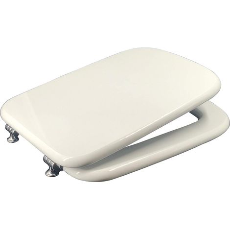 King Seat by Sì Dolomite Rio Sedile Copriwater Dedicato, MDF, Bianco, 44 x 36 x 4 cm (1/3)