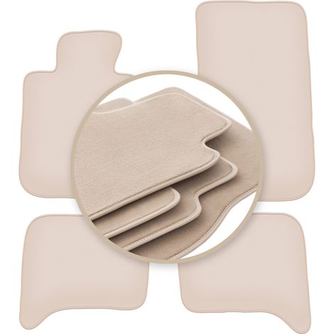 Alfombrillas beige PREMIUM para: BMW Serie 5 E28 sedán 1980-1990
