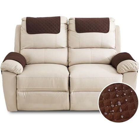 Housse de Fauteuil - 2 Places - Imperméable - Réversible - Polyester (1/4)