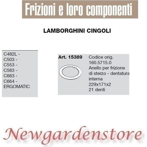 Kupplungsring Lenkung Traktor C482 503 553 663 Ergomatic 15389 LAMBORGHINI