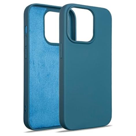 Funda de silicona Beline azul para iPhone 15 Pro