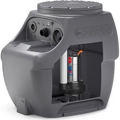 Estación de BOMBEO de Aguas Claras Pedrollo SAR 250-Dm20 aguas pluviales para riego MONO 0,75kW Depósito de 250 litros lista para usar (1/2)