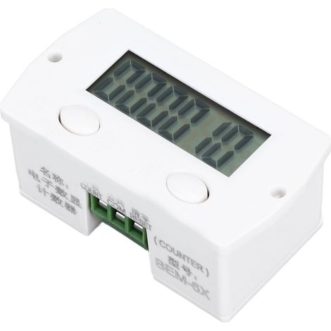 BERM Compteur électronique à induction magnétique écran LCD pour machine presse industrielle 0-999999 (1/5)