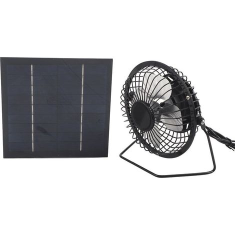 Jeffergarden Mini panneau solaire 5W avec ensemble de panneaux solaires photovoltaques pour ventilateur de refroidissement portable pour serre