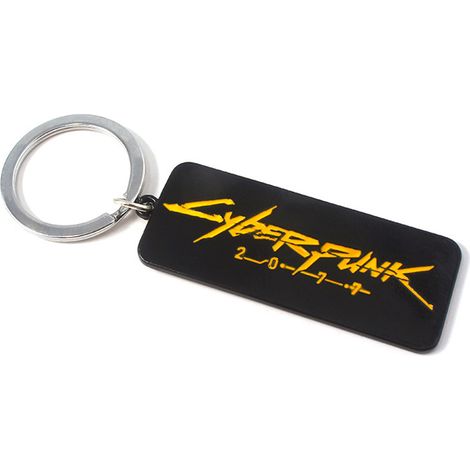 Porte-clés pendentif cyberpunk grimace, lettre métallique exquise, porte-clés carte pendentif (1/5)