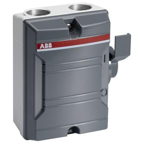 Coffret de Proximité Alu 25A 4 pôles IP65 Gris 2CMA142413R1000 ABB 999012 (1/2)