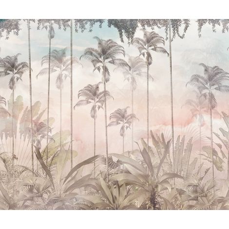 Papier peint panoramique - Forêt Tropicale - 130 cm x 108 cm (1/2)