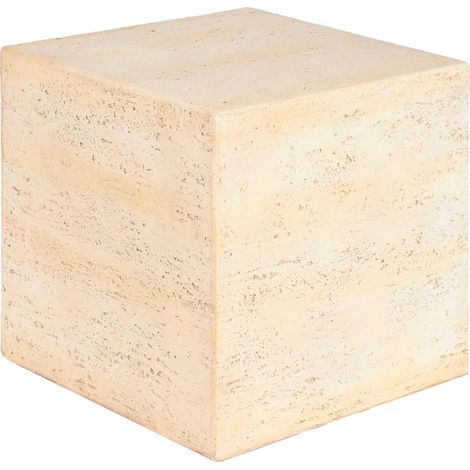 Table d'appoint effet marbre beige élégance et finesse - Effet marbre beige lumineux (1/4)