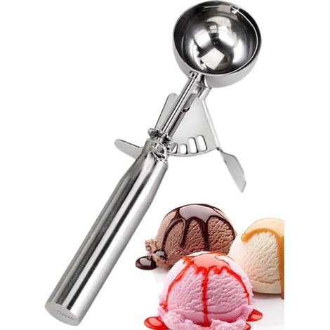 Ciieeo Cuillère à Glace et Facile Nettoyer en Acier Inoxydable avec (1/5)