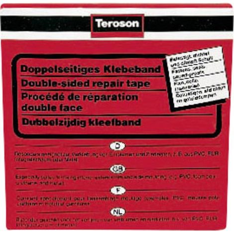 Teroson 93358 Cinta adhesiva doble cara transparente 10m x 19mm