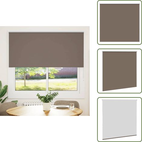 vidaXL Verdunkelungsrollo Kaffeebraun 150x150 cm Stoffbreite 146,6 cm (1/5)
