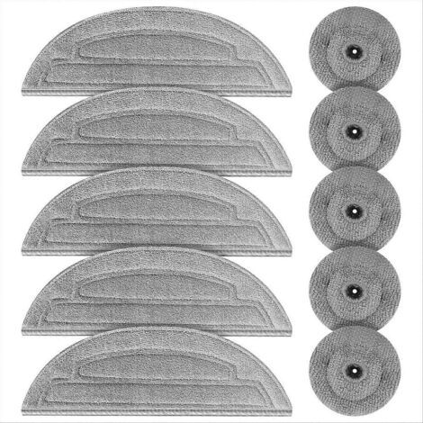 Chiffons de nettoyage en microfibre pour accessoires d'aspirateur robot S8 MaxV Ultra / S8 Max Ultra