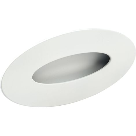 Tirador Oval 3780 - Blanco mate. 155x70mm. 40x123mm. 11mm. (1/5)