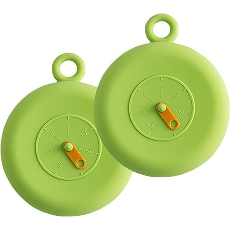 Silikon-Schüsseldeckel, Silikon-Schüsselabdeckungen, staubdichte und frischhaltende Silikonabdeckung, luftdichte Lebensmitteldeckel, 2 Stück, beständig gegen (1/5)