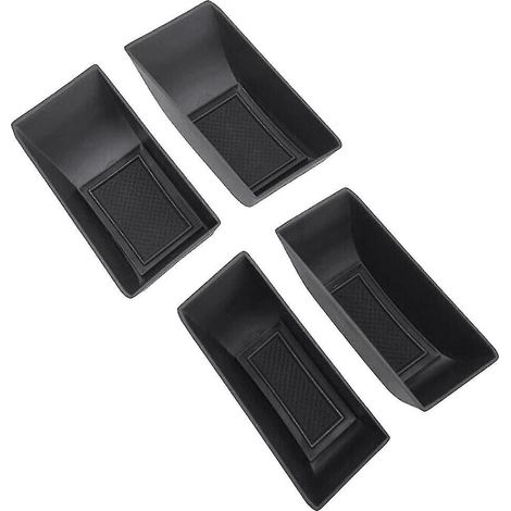 jeu de boîte de rangement pour accoudoir de porte intérieure de voiture, couvercle de poignée de porte arrière pour Yuan Plus Atto 3 2022-- (1/5)