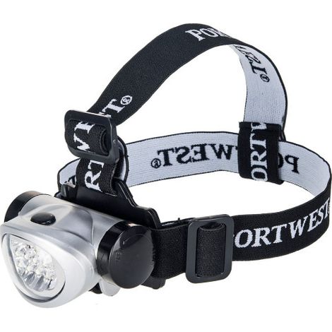 Luz frontal de cabeza con control de inclinación de LEDs PORTWEST PA50